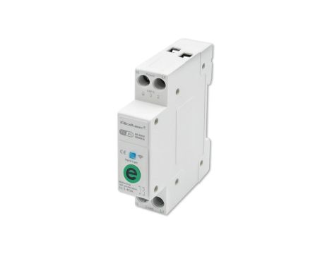 Qoltec Przekaźnik 63A na szynę DIN z licznikiem energii elektrycznej eWeLink od Sonoff Wi-Fi Dioda LED