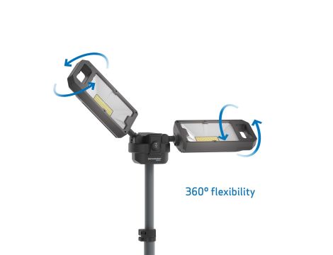 Akumulatorowa lampa budowlana 8000 lm ze zintegrowanym statywem Scangrip TOWER 8 CONNECT 03.6107C - 12