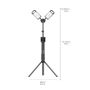 Akumulatorowa lampa budowlana 8000 lm ze zintegrowanym statywem Scangrip TOWER 8 CONNECT 03.6107C - 3