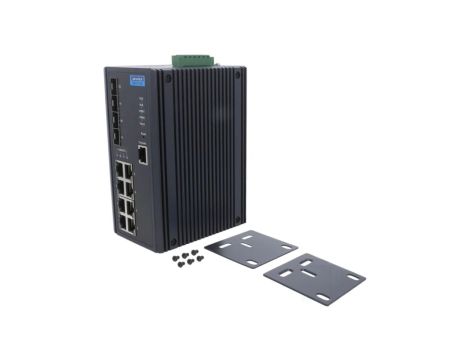 Switch zarządzalny, 12 porty EKI-7712G-4F-AE