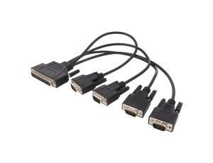 4-portowa RS-232 PCIe Karta komunikacyjna z zabezpieczeniem przeciwprzepięciowym PCIE-1610B-AE