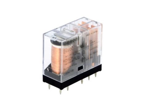 Przekaźnik elektromagnetyczny DPDT Ucewki 24VDC 3A/250VAC G2RK-2 24VDC