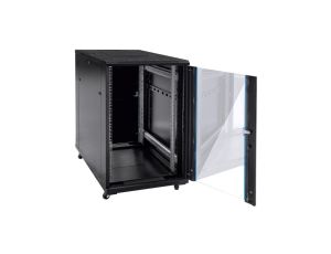 Szafa stojąca RACK 19 15U 600x600mm czarna G7