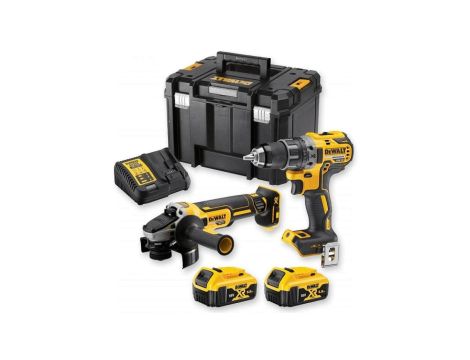 Zestaw combo 18v dcd791 + dcg405 2*5.0ah tstak