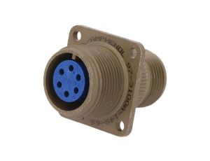 Złącze okrągłe -PIN 6 rozmiar 14S 97 stop aluminium 97-3100A-14S-6S