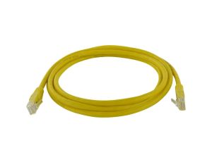 Patchcord UTP kat.6 kabel sieciowy LAN 2x RJ45 linka żółty 5m VALUE