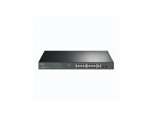 Switch 19 RACK 18x port RJ45 (Gigabit Ethernet 1000Mb/s, w tym 16x PoE+) + 2x port SFP przełącznik niezarządzalny TP-Link TL-SG1