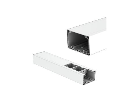 Kanał parapetowy dwuścienny PK 90x55 HF HD bezhalogenowy KOPOS do instalacji modułów 45x45mm Mediabox