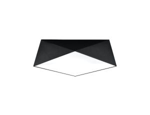 Plafon HEXA 45 czarny