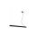 Lampa wisząca PINNE 90 czarna 4000K