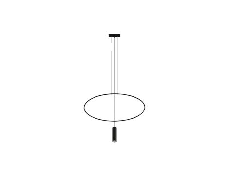 Lampa wisząca HOLAR 1 czarna