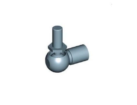 Mocowanie sprężyny gazowej z gwintem M8-M8 przegub kulowy, fi 13 mm, długość 25 mm, do 1200N