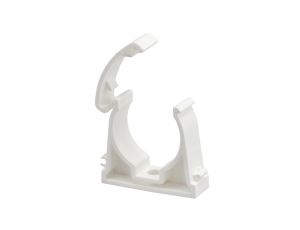 Uchwyt zamykany UZ-18 biały do rur elektroinstalacyjnych gładkich RLm-18 i peszli PUDEŁKO 100szt.