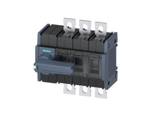 Rozłącznik izolacyjny 3P wlk2 200A napęd obrotowy bezp. szary montaż od frontu z lewej przył. płaskie śrubowe 3KD3632-0NE10-0