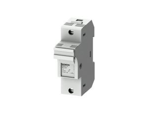 Podstawa bezpiecznikowa do wkładek cylindrycznych 14x51mm 50A 1-bieg. Na szynę DIN 3NW7111