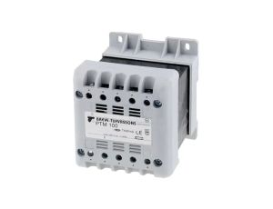 Transformator sieciowy 100VA 230VAC 110V na szynę DIN IP21 PTM100/230/110V