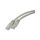 Patchcord UTP kat.6 kabel sieciowy LAN 2x RJ45 linka szary 1m