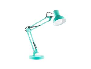 Lampka Biurkowa Kreślarska Stołowa E27 TOBI Miętowa Lumiled + uchwyt na blat