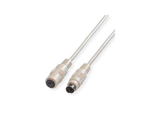 Kabel ROLINE PS/2 klawiatura/mysz M/F, 1,8 m