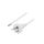 Kabel: 3x0,75mm2, AS/NZS 3112 (I) wtyk, 1,8m LT-423 3X0.75 WHT 1.8M END CUT