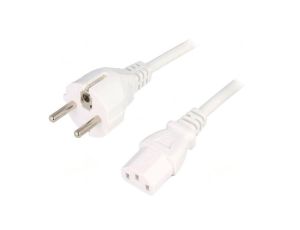 SN310-3/10/5WH Kabel: 3x1mm2, CEE 7/7 (E/F) wtyk,IEC C13 żeński, 5m