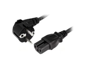 SN313-3/10/3.0B Kabel: 3x1mm2, CEE 7/7 (E/F) wtyk kątowy,IEC C15 żeński, guma