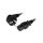 Kabel: 3x1mm2, CEE 7/7 (E/F) wtyk kątowy,IEC C15 żeński, guma LT-322+545 H05RN-F 3X1.0 BLK 3M