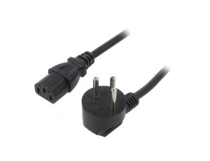 SN32-3/10/5BK Kabel: 3x1mm2, IEC C13 żeński,IS1-16P (H) wtyk kątowy, 5m