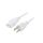 Kabel: 3x18AWG, IEC C13 żeński,NEMA 5-15 (B) wtyk, 1,8m LT-202+501 SVT 18/3 105C WHT 1.8M