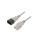 WN111-3/07/1G Kabel: 3x0,75mm2, IEC C13 żeński,IEC C14 męski, 1m