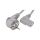 Kabel: 3x0,75mm2, 1m, 10A, 250V LT-322+511 H05VV-F 3X0.75 GRY 1M