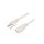 Kabel: 3x1mm2, IEC C13 żeński,SEV-1011 (J) wtyk, 5m LT-313+501 H05VV-F 3X1.0 WHT 5M