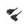 Kabel: 3x1mm2, CEE 7/7 (E/F) wtyk,IEC C13 żeński kątowy prawy LT-312+511R H05VV-F 1.0/3C BK 5M