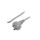 Kabel: 3x0,75mm2, AS/NZS 3112 (I) wtyk, 1,8m LT-423 3X0.75 GRY 1.8M END CUT