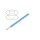 2843/1-BL005 Przewód HookUp Wire d: 26AWG drut Cu PTFE niebieski 250V 30,5m