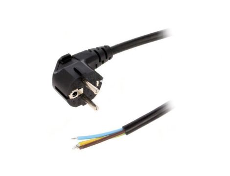 S3-3/15/5BK Kabel: 3x1,5mm2, CEE 7/7 (E/F) wtyk kątowy, 5m