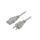 Kabel: 3x18AWG, IEC C13 żeński,NEMA 5-15 (B) wtyk, 5m LT-202+501 SVT 18/3 105C GRY 5M