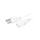 Kabel: 3x18AWG, IEC C13 żeński,NEMA 5-15 (B) wtyk, 2m LT202+501 SVT18/3 105C 2.0M WHT