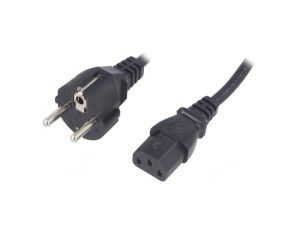 SN310-3/07/1.8BK Kabel: 3x0,75mm2, CEE 7/7 (E/F) wtyk,IEC C13 żeński, 1,8m
