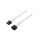 SN28-3/14/1.8WH Kabel: 3x14AWG, IEC C14 męski,IEC C15 żeński, 1,8m