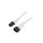 SN28-3/14/3.0WH Kabel: 3x14AWG, IEC C14 męski,IEC C15 żeński, 3m, 15A