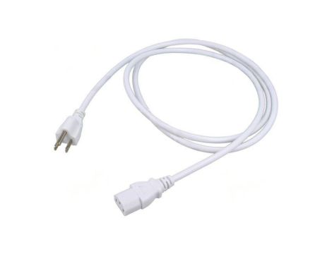SN48-3/07/1.8WH Kabel: 3x0,75mm2, IEC C13 żeński,NEMA 5-15 (B) wtyk, 1,8m