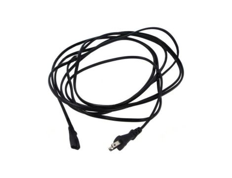 SN47-2/07/5BK Kabel: 2x0,75mm2, IEC C7 żeński,JIS 8303 wtyk, 5m, 7A