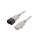 WN111-3/07/0.5G Kabel: 3x0,75mm2, IEC C13 żeński,IEC C14 męski, 0,5m
