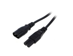 SN46-2/07/3BK Kabel: 2x0,75mm2, IEC C7 żeński,IEC C8 męski, 3m