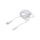 SN47-2/07/3WH Kabel: 2x0,75mm2, IEC C7 żeński,JIS 8303 wtyk, 3m, 7A