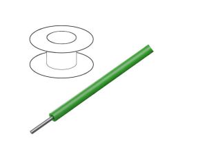 Przewód HookUp Wire d: 22AWG drut Cu PVC zielony 1000V 30,5m 1561 GR005