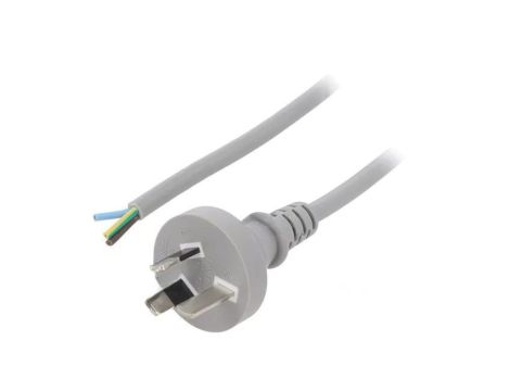 S27-3/07/1GY Kabel: 3x0,75mm2, AS/NZS 3112 (I) wtyk, 1m