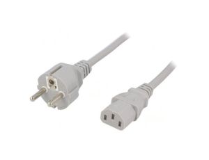 SN310-3/10/3GY Kabel: 3x1mm2, CEE 7/7 (E/F) wtyk,IEC C13 żeński, 3m