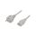 Kabel: 3x1mm2, CEE 7/7 (E/F) wtyk,IEC C13 żeński, 3m LT-312+501 H05VV-F 3X1.0 GRY 3M